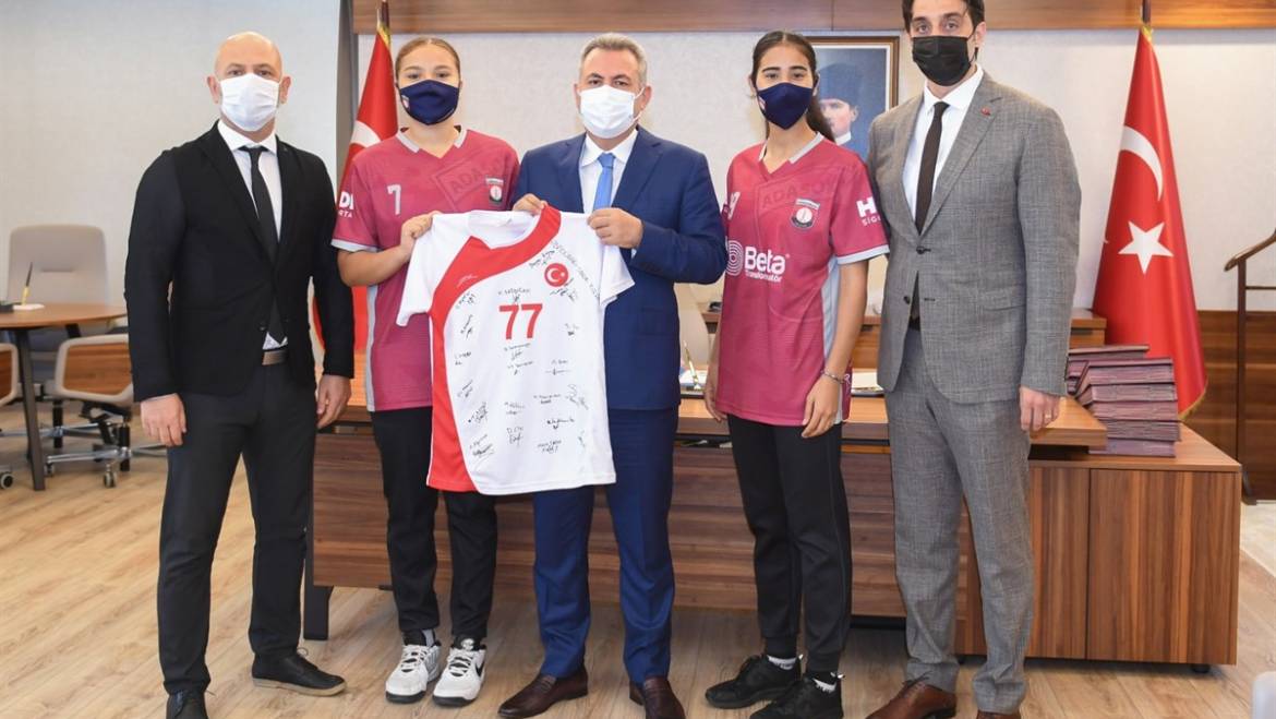 Beta Transformatör Adasokağı Spor Kulübü’nün Milli Sporcularından Vali Elban’a Ziyaret